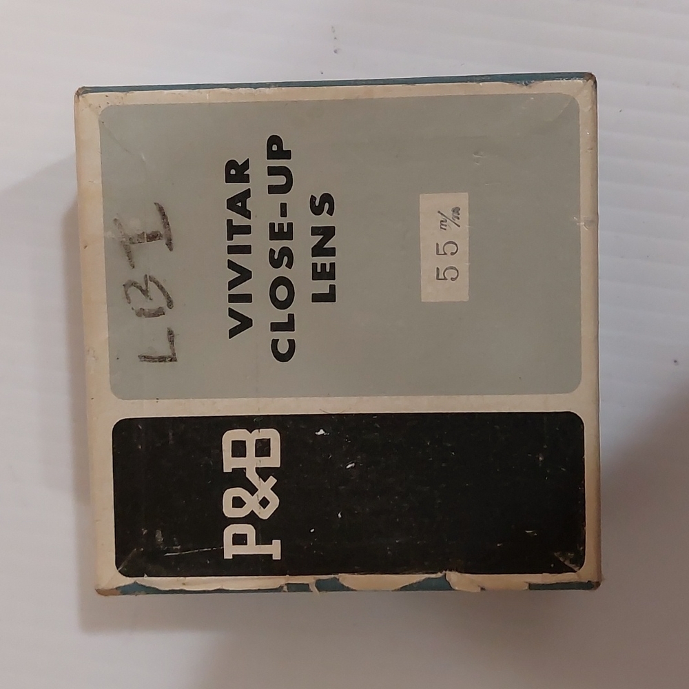 P&B VIVITAR Close-Up Lens Kit with Case 55mm 1, 2 and 3 Coated -Japan